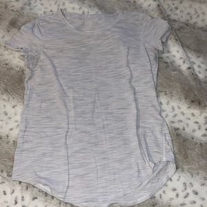 Heather Grey/White Lululemon Top